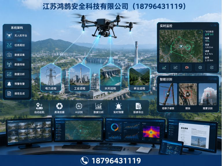青岛无人机巡检系统展示图
